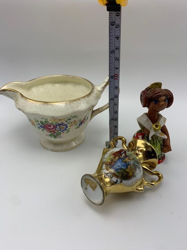 Antiguo trío de adornos sellados - imagen 2