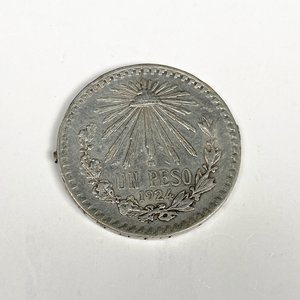 Moneda Mexicana de Plata "Un Peso" 1924 - imagen 3