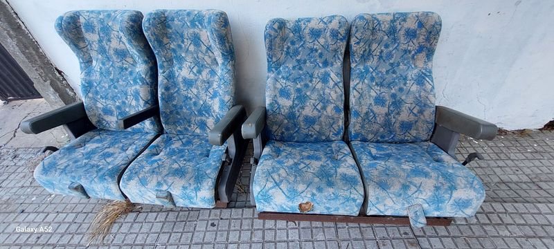 Butacas azules para omnibus - imagen 4