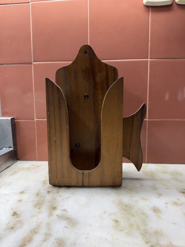 Porta Objetos Decorativo de Madera con Forma de Pez - imagen 1