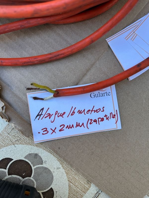 Alargue 16 metros 3x2mm - Cables y Accesorios - imagen 4