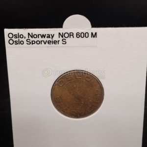 Lote anterior: Moneda Oslo Noruega Sporveier 600 M