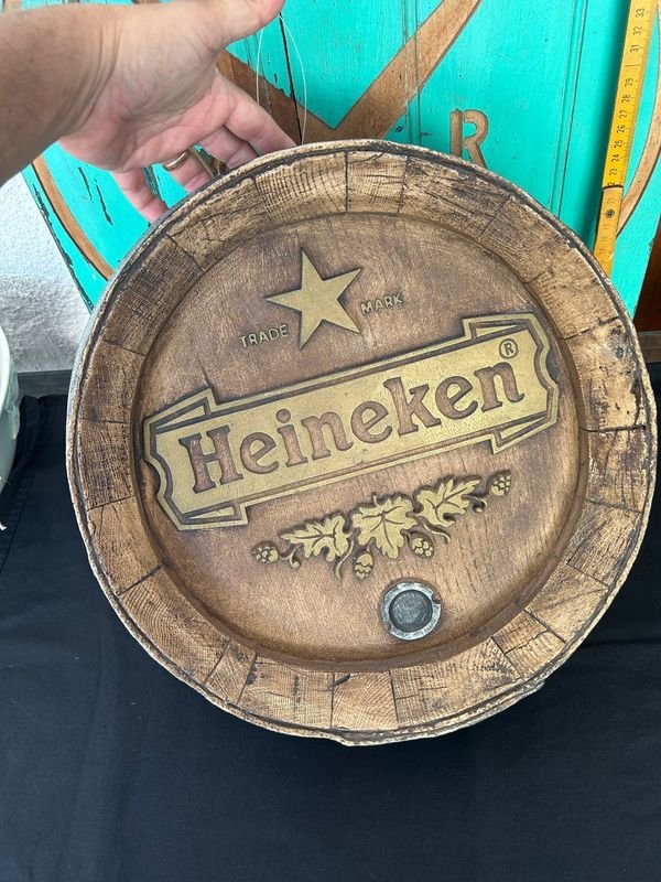 Tapa de barril Heineken antiguo con logotipo y medidas - imagen 7
