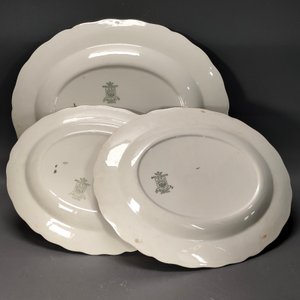 Tres Fuentes Ovaladas Loza Inglesa Grindley Marlborough Modelo Oakland - imagen 8