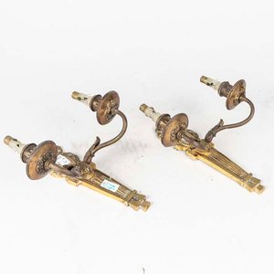 Par de Apliques de Bronce con Dos Luces Cada Uno - imagen 2