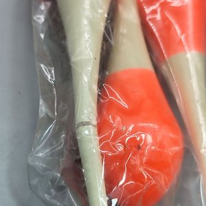 Juego de 3 Boyas de Pesca Vaivén Naranja y Blanco - imagen 4