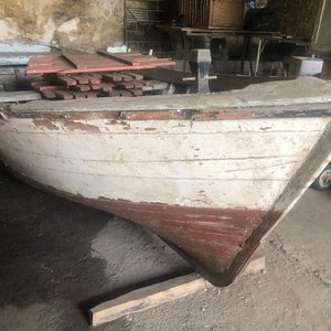 Bote de Madera Grande con Mástil para Velas - imagen 5