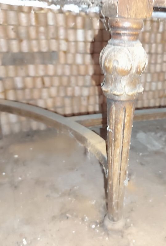 Antiguo Aparador con Tapa de Mármol en Mal Estado - imagen 8