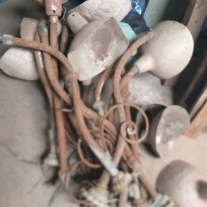 Lote de Faroles de Calle Antiguos para Reciclar - imagen 3