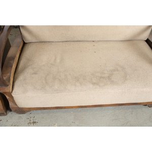 Juego de Living Art Decó: Sofá y Dos Sillones Desmontables - imagen 2