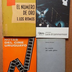 Lote de 4 Libros: El Número de Oro, Lucia di Lammermoor, Cine Uruguayo y Estilo Gótico - imagen 1