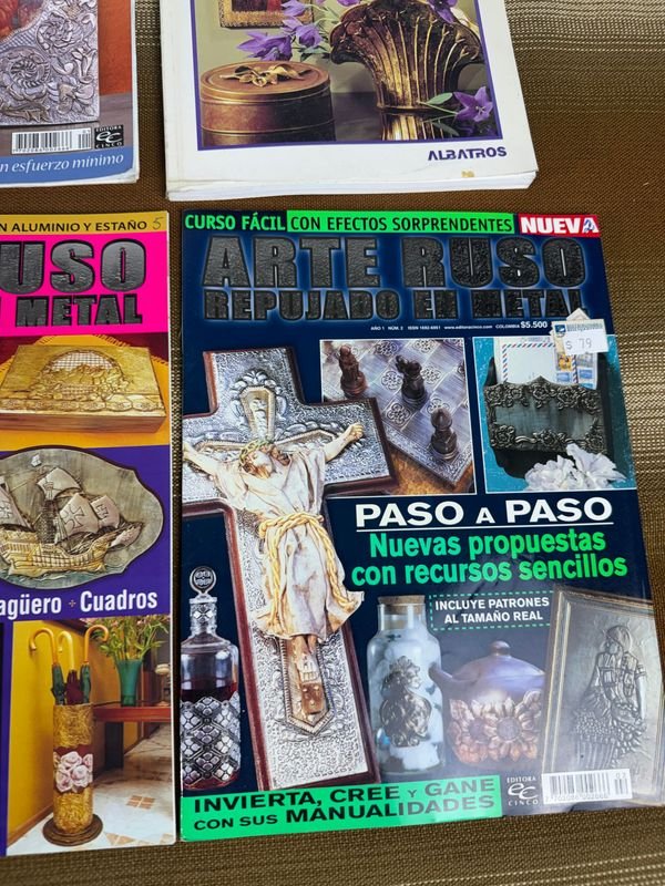 Libros y revistas sobre arte en metal, Arte Ruso, repujado... - imagen 7