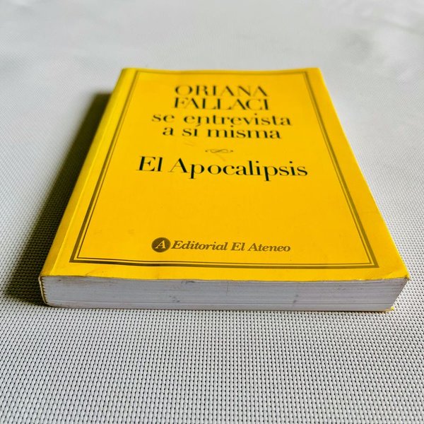 El Apocalipsis: Oriana Fallaci se entrevista a sí misma