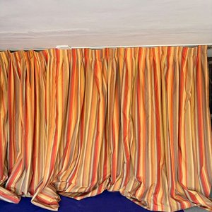 Cortina Rayada de Tela Pesada - Medidas 400x225 cm - imagen 2