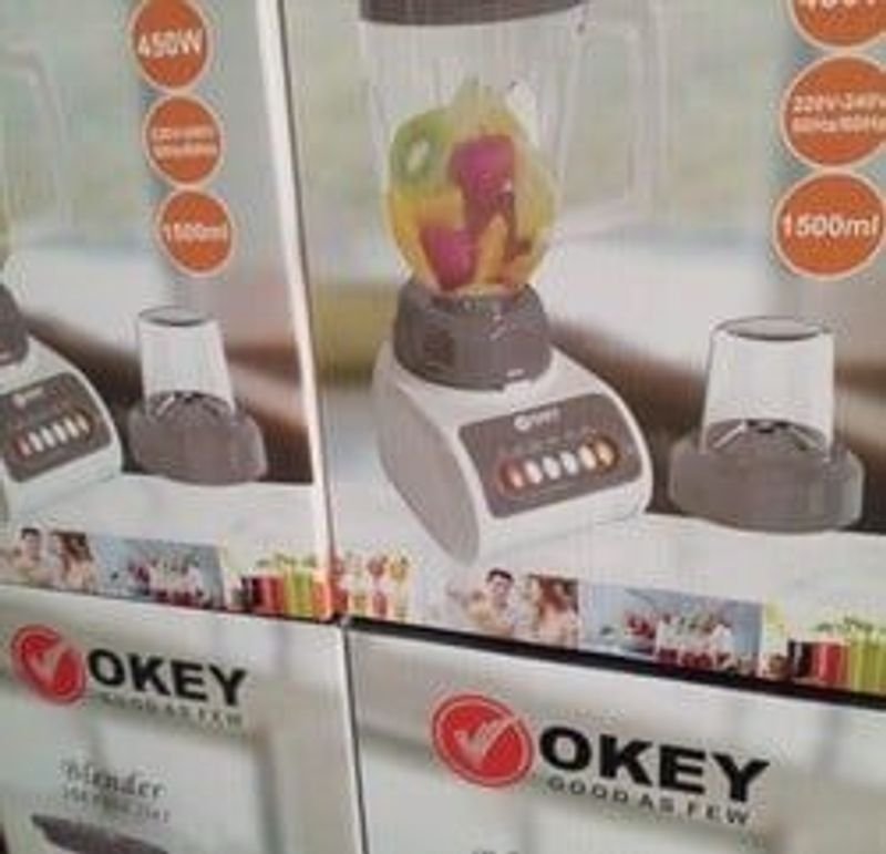Licuadora OKEY 2 en 1 (25E4202) - 450W, Vaso de 1500ml - imagen 3