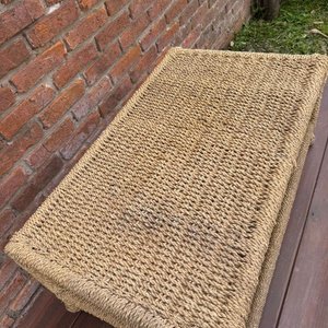 Mesa Ratona Rectangular de Fibra Natural - imagen 4