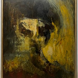 Óleo Abstracto de Carlos Mussé (1991) - 90 x 70 cm - imagen 2