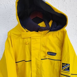Conjunto Impermeable Wetskins Comfort Zone: Chaqueta con Capucha y Pantalón Jardinero Amarillo - imagen 8