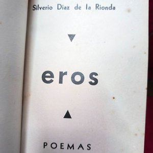 Libro "Eros" de Silverio Díaz de la Rionda con dedicatoria del autor - imagen 2