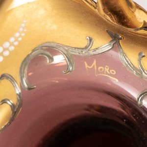 Juego de Té de Cristal Venecia con Canasta y 15 Piezas - imagen 2