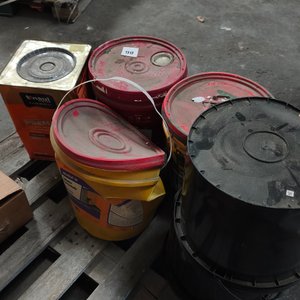 Lote de 3 Baldes y 1 Lata de Pintura Sika, Tinsul y Renner - imagen 4