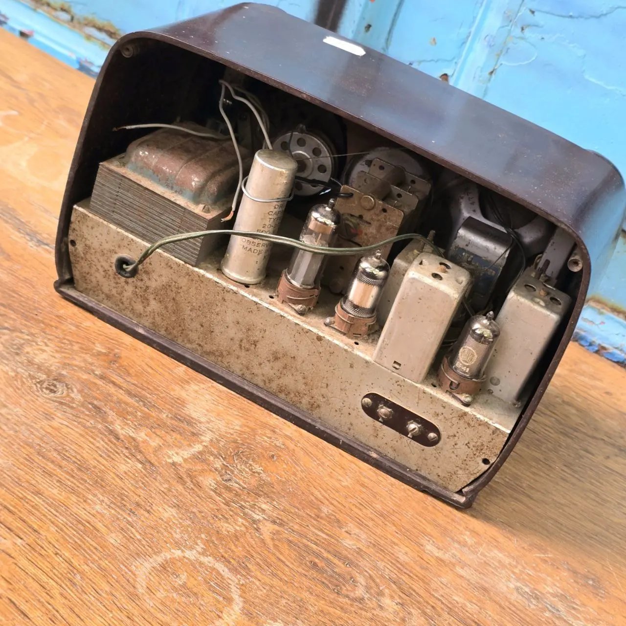 Item lote-03-radio-despertador-valvular-no-se-probo - Image 3