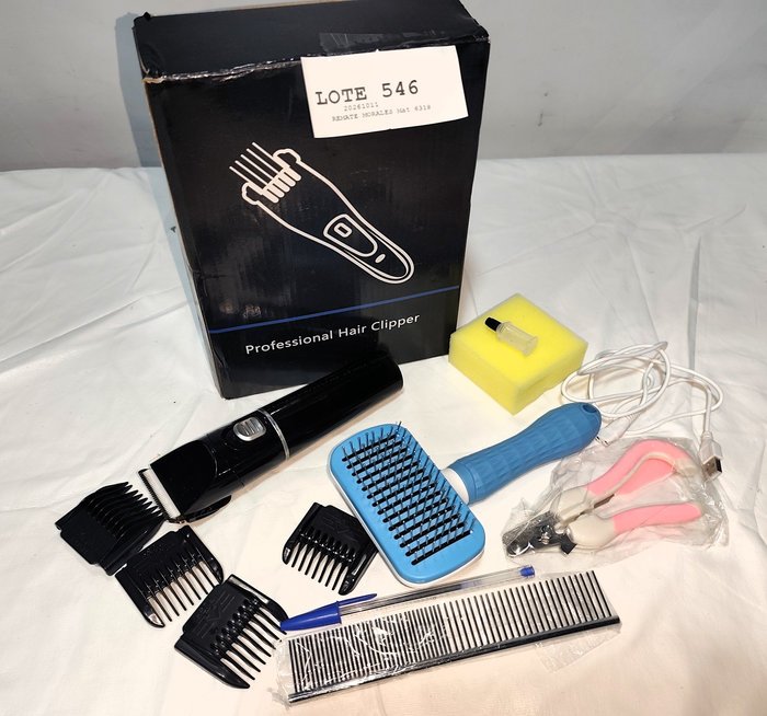 Cortapelo Profesional Recargable para Mascotas con Accesorios