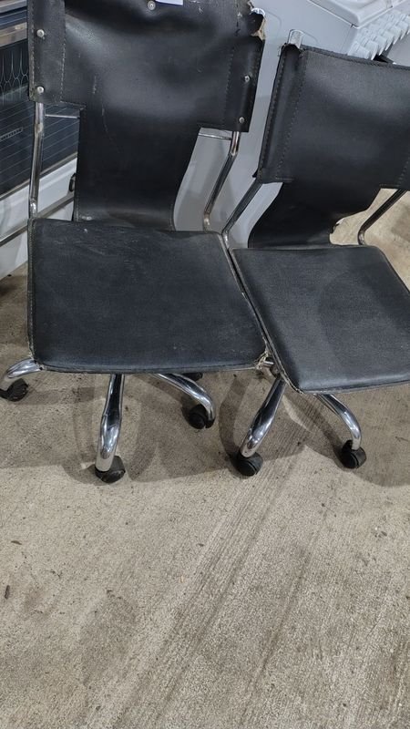 Sillas de escritorio giratorias en pantazote para restaurar - imagen 2