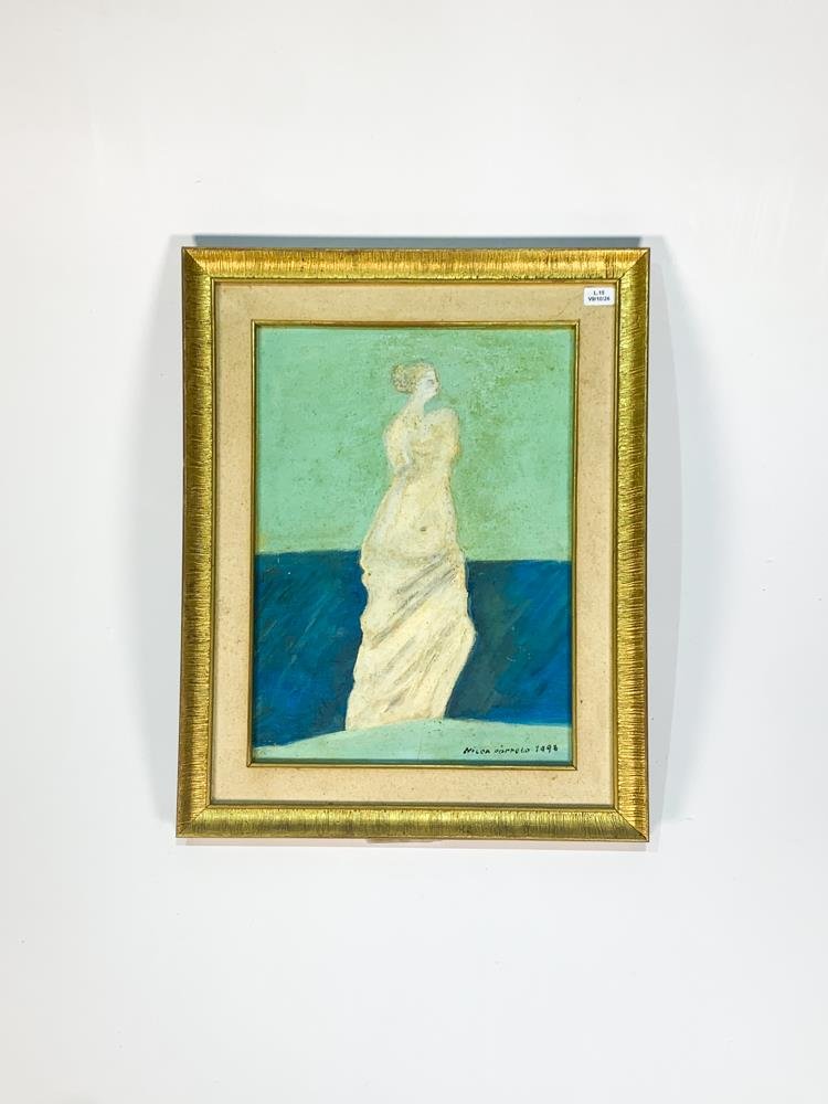 Cuadro Óleo "Venus de Milo" por Nilda Poppolo (1996)