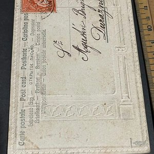 Postal Antigua "Fray Marcos" con Sello y Escritura - imagen 2
