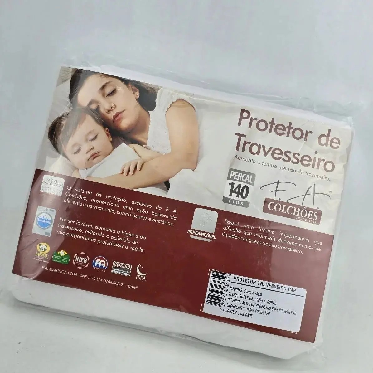 Funda Protectora Impermeable para Almohada F.A. Colchoes