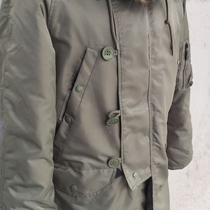 Parka Militar Mil-Tec N-3B Talle Small para Clima Extremo - imagen 3