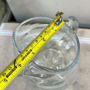 Jarra de Cristal Tallado con Asa y Pico Vertedor - imagen 4