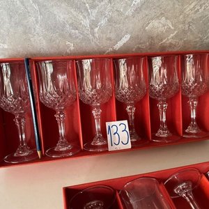 12 Copas de Cristal Tallado Cristal d'Arques "Longchamp" - imagen 1