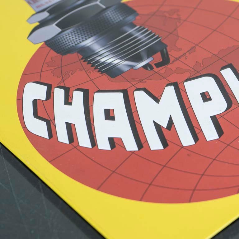 Chapa de Champion - Medidas: 21x29cm - imagen 2