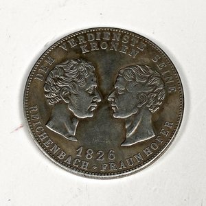Moneda de Plata Reino de Baviera 1826 - 10 Kreuzer - imagen 3