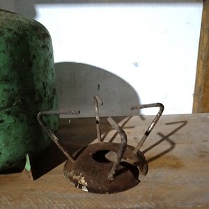 Lote de 2 Antiguas Garrafas de Gas de 3 Kg con Lámpara y Quemador - imagen 4