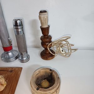 Lote de Linternas y Adorno de Madera - imagen 3