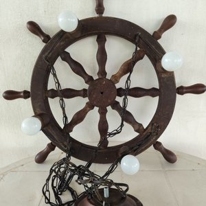Timón de Barco Decorativo con Luces - imagen 3