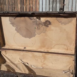 Lote de 3 baúles antiguos de viaje - imagen 10