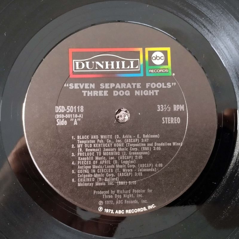 Vinilo de Three Dog Night: Seven Separate Fools, 1972 - imagen 8