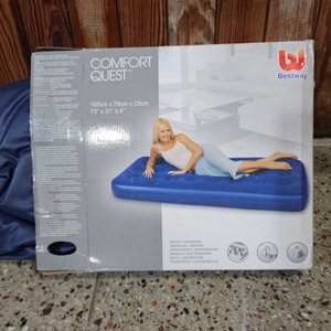 Colchón Inflable Bestway Comfort Quest 1 Plaza - imagen 1