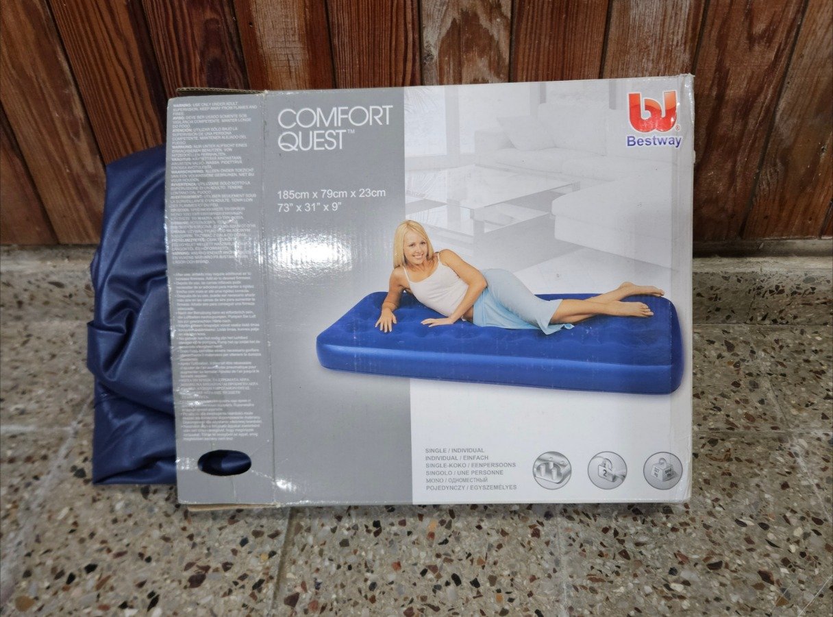 Colchón Inflable Bestway Comfort Quest 1 Plaza