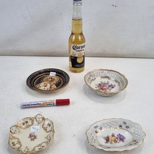 Set de 4 Platillos Decorativos de Porcelana Alemana Rosenthal y Eisenberg - imagen 2