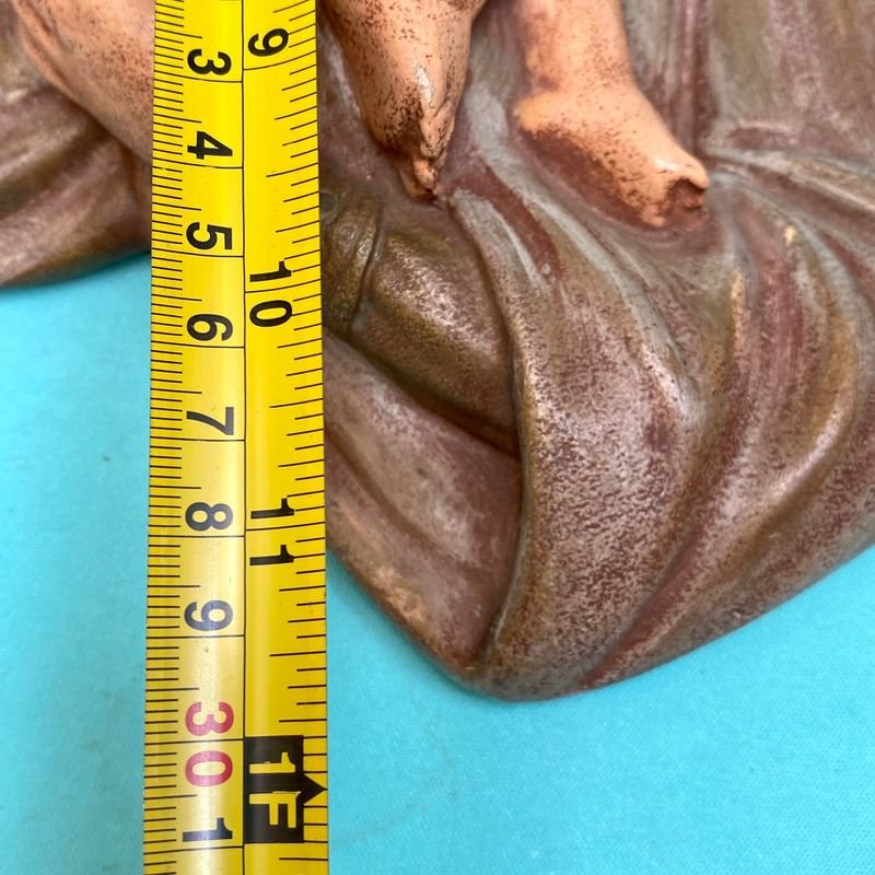 Figura de la Virgen María con el niño Jesús, posiblemente italiana - imagen 4