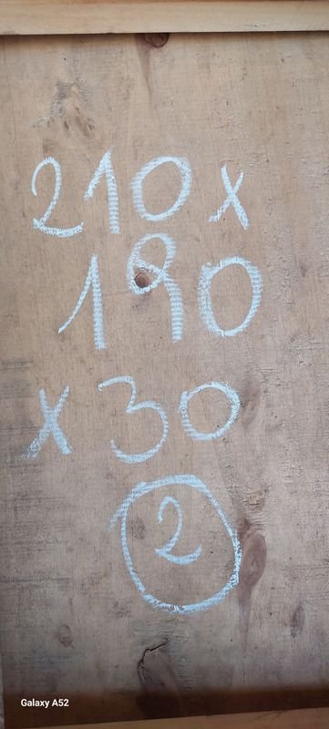 Estantería en madera con escalera y tablones - imagen 2
