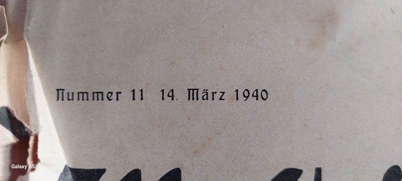 Diario alemán antiguo del año 1940 - imagen 8