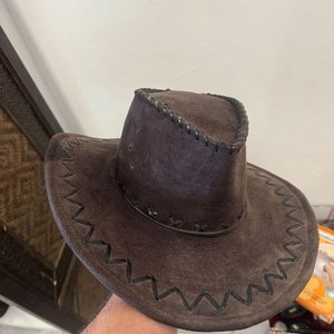 Lote de 3 Sombreros Vaqueros de Cuero - imagen 4