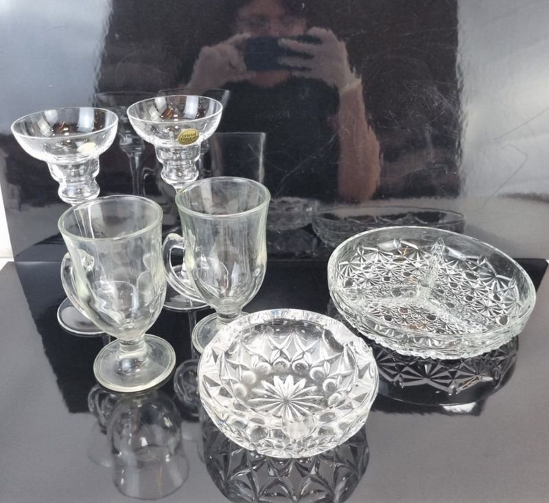 Crystal y copas Darkes para seis personas - imagen 16