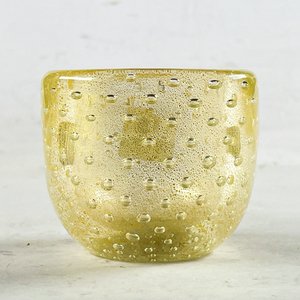 Centro de Mesa Murano Ámbar con Burbujas 6.5 cm - imagen 4